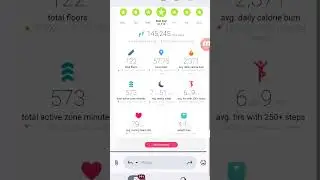 June 24th weekly progress report from Fitbit #fitbit #20000steps #walking #fitness #stepgoal#