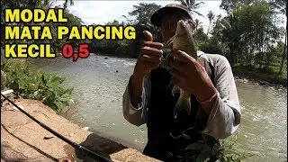Sensasi Strike Nilem Babon dengan Mata Pancing Kecil Degdegan bro