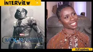 'MOON KNIGHT' STAR ANN AKINJIRIN ON OSCAR ISACC'S BRITISH ACCENT!