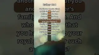 A Bible Verse for Spiritual Growth Esther 4:14