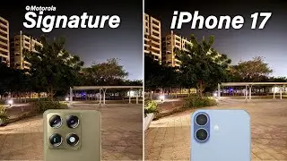 Motorola Signature vs iPhone 17 Camera Test Comparison