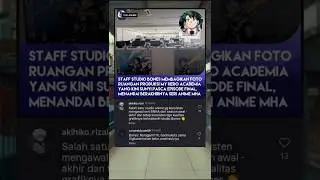 STAFF STUDIO BONES BAGIKAN FOTO RUNGAN ANIME BNHA