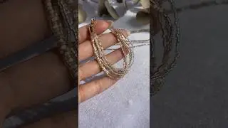 Комплект из японского бисера Miyuki Delica и Miyuki Delica Silk Satin 🤍Ручная работа 💁🏻&zwj;♀️