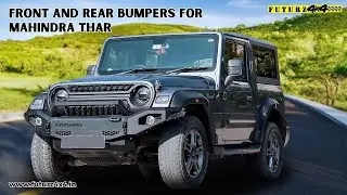 Customized Your Mahindra Thar   Front and Rear Bumpers for Mahindra Thar @Futurz4x4