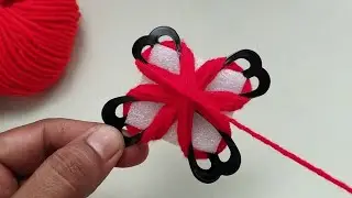 2 Superb Woolen Yarn Flower making ideas with Hair Pin | Easy Sewing Hack 