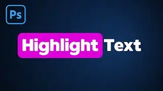Как выделить текст в Photoshop