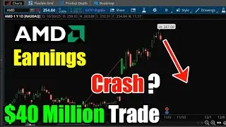 Обвал акций AMD? Торговля с прибылью в 40 миллионов долларов?
