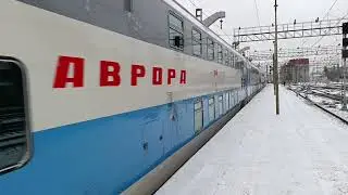 Электровоз ЭП2К-502 со скоростным поездом 