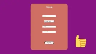 How To Make Signup Form Using HTML And CSS | Create Sign Up Form In HTML CSS