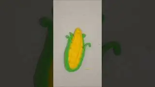 How to make corn 🌽 with clay #diy #creative clay ideas #clay art #creative #clay crafts # shorts