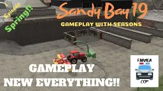 STARTING OUT - Sandy Bay 19 SEASONS Gameplay Episode 1 - Farming Simulator 19