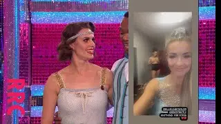 Ellie Taylor @hand bra dressing-room shenanigans