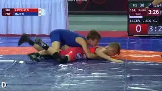 Qual. FS - 38 kg: G. ILIEV LUIS (SRB) v. S. ITAEV (FRA)