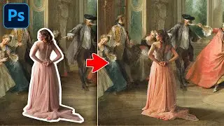 TRUCOS DE COMPOSICIÓN: INTEGRAR persona en un cuadro con Photoshop