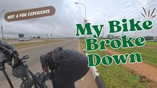 My Bike broke down, It wasn&rsquo;t a fun experience#RideForHealth #cyclist #rider