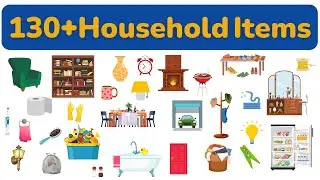 SUPER USEFUL Vocabulary In English| Learn Common Household Items