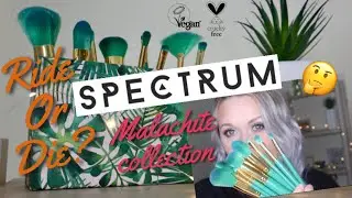 RIDE OR DIE | SPECTRUM BRUSHES | MY NEW MAKEUP BRUSHES | VEGAN + CRUELTY FREE