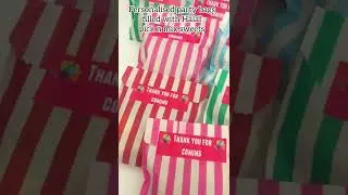 Halal Personalised Party Bags Filled with Halal Pick N Mix Sweets at Halal Sweet Stop #party #halal