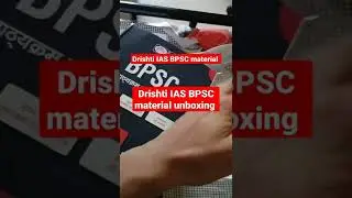 Drishti IAS BPSC prelims material unboxing । Drishti Bpsc/Bpsc #drishtiias#drishti#upsc#bpscprelim#