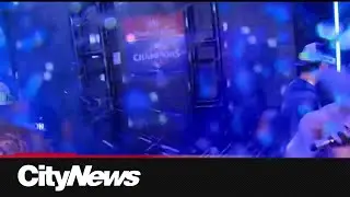 Blue Jays celebrate their first AL East title since 2015