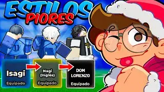 AS PIORES HABILIDADES DE CADA CATEGORIA DEFINEM O SEU ESTILO no Blue Lock Rivals