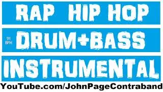Rap Hip Hop Drum and Bass Beat 91 bpm Freestyle Instrumental