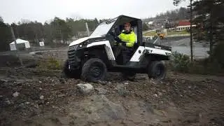 Corvus Terrain EX4 - Testk&ouml;rning p&aring; Volvos demof&auml;lt i Eskilstuna