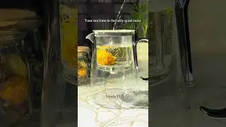 Magic Flower Tea Pot ✨🫖#tea #teatime #teapot #herbs #herbaltea #flowers #flowertea