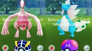 Lugia & Mega Ampharos raids started in PokemonGo...