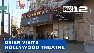 Pam Grier visits Hollywood Theatre for anniversary