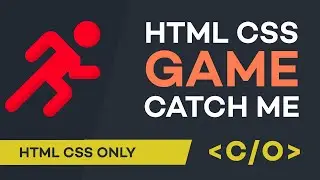 GAME on CSS HTML ONLY with timer and score. Catch me if You Can!