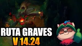 LA MEJOR RUTA DE FARM CON GRAVES - LoL Parche 14.24