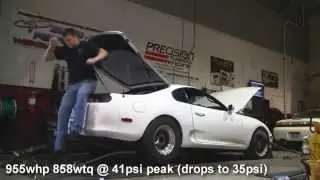 SP Tuned - Chris' 960whp ProEFI 7175 CEA 6spd Supra Dyno