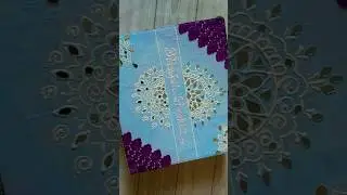 painting a box #youtubeshorts #diy #artwork #handpainted #paintbox #chalkpainted #decoratedbox #