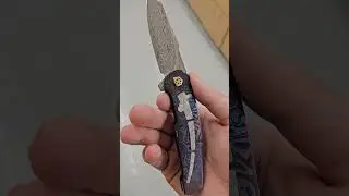 Boudicca Flipper with Damasteel, ZircuTi, and Meteorite by Anton van der Westhuizen