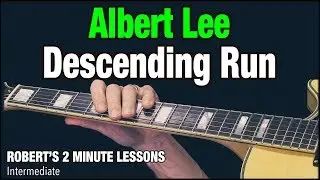 Albert Lee Descending Country Lick  - Robert's 2 Minute Lessons (15)