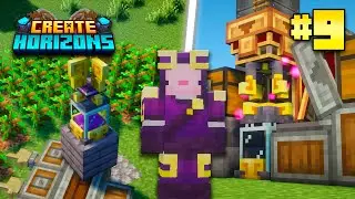✅ Esto es... MAGIA?? Minecraft CREATE MOD Horizons
