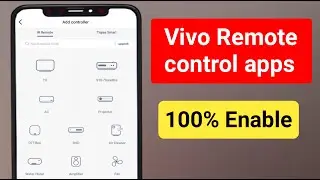 Vivo Remote control apps.How to get remote control apps in vivo phone.Enable remote Control