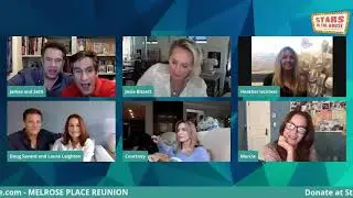 Melrose Place Cast Reunion-Awkward Romantic Scenes