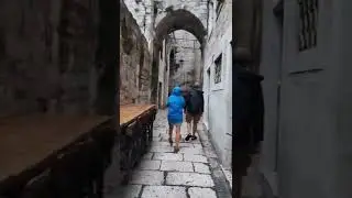 Split old town walk Croatia