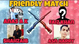 Anas A k & Shahzaib vs Faiz Khan & Asn Harry | 2 vs 2 M24 | Friendly tdm room match | Pubg mobile