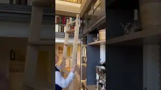 Discover Kitchen Collection's Hook-Rolling Ladders in Action! A Must-Have for Luxury Kitchens