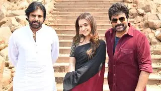 Chiranjeevi | Pawan Kalyan | Trisha | Vassishta | Keeravaani Vishwambhara Movie Sets | PoliticalFire