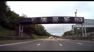Sunny Day Drive on M25 Motorway | UK Dash Cam Footage 4K