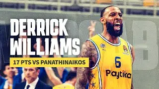Derrick Williams (17 points) Highlights vs Panathinaikos | המהלכים של דריק וויליאמס נגד פנאתינייקוס