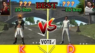 DIMITRI VS K CHARACTER || Who is the Best Character | Garena Free Fire