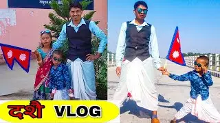 || Dashai vlog || Last Year Dashain Memories || Tharu Dress ||
