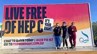 Mobile Mural for HEP C- Advertising Mural