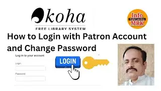 How to Login Koha by Patron |How to change Patron Password |How to Change Password #infomrk #koha