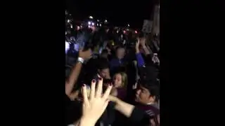 Zack Snyder greets the Hall H line at SDCC